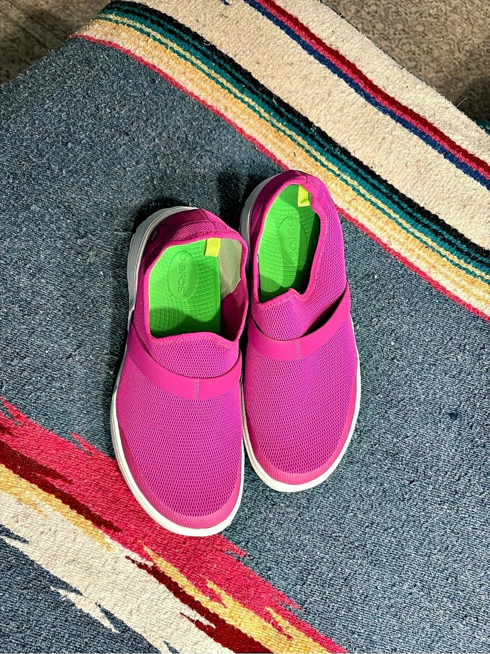 Skechers Go Walk Women's Pink & White Athletic Shoes - Picture 2 of 4